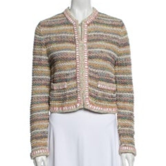 chanel striped sweater